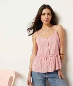 Caraco En Lin Mélangé -Boutique De Mode Luxe 653996070 c