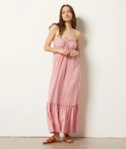 Robe Longue En Lin Mélangé -Boutique De Mode Luxe 653996170 6