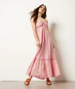 Robe Longue En Lin Mélangé