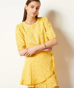 T-shirt Manches Courtes à Broderies -Boutique De Mode Luxe 653996454 c