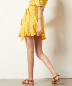 Jupe Courte à Broderies -Boutique De Mode Luxe 653996754 a