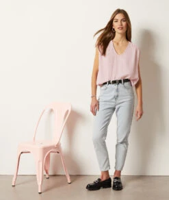 T-shirt Manches Courtes En Coton Mélangé 9 T-shirt Manches Courtes En Coton Mélangé -Boutique De Mode Luxe 653996976 6