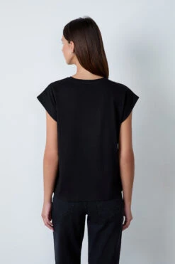 T-shirt Col Rond 100% Coton Biologique -Boutique De Mode Luxe 654000105 6