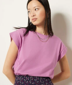 T-shirt Col Rond 100% Coton