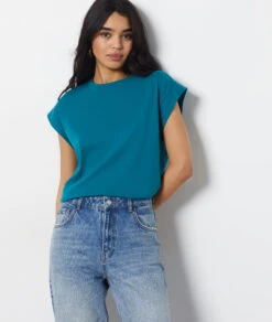 T-shirt Col Rond 100% Coton