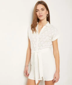 Combishort 100% Coton -Boutique De Mode Luxe 654000880 c