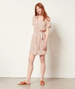 Robe En Lin Mélangé -Boutique De Mode Luxe 654002806 6