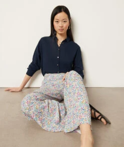 Chemisier En Lin Mélangé -Boutique De Mode Luxe 654003125 6