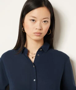 Chemisier En Lin Mélangé -Boutique De Mode Luxe 654003125 b