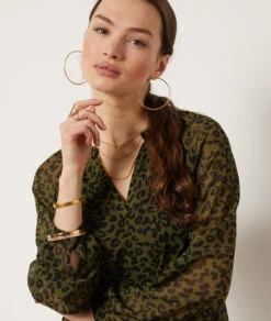 Blouse Transparente Imprimée -Boutique De Mode Luxe 654005216 b