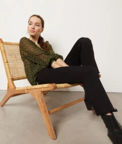 Blouse Transparente Imprimée