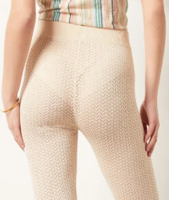 Pantalon En Maille Ajourée -Boutique De Mode Luxe 654005980 b