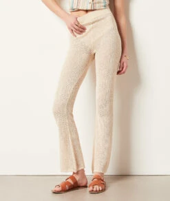 Pantalon En Maille Ajourée -Boutique De Mode Luxe 654005980 c