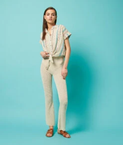 Pantalon En Maille Ajourée