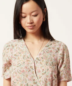 Robe Portefeuille Imprimée -Boutique De Mode Luxe 654006067 b