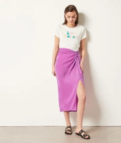 Jupe Longue Avec Fente -Boutique De Mode Luxe 654006710 6