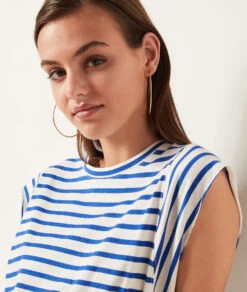 Robe Ceinturée à Rayures -Boutique De Mode Luxe 654006980 b