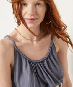 Débardeur à Bretelles -Boutique De Mode Luxe 654007321 b