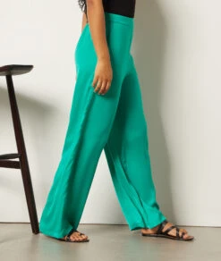 Pantalon Fluide Coupe Large -Boutique De Mode Luxe 654011643 6