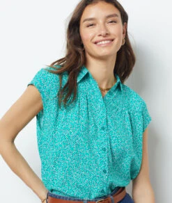 Chemisier Manches Courtes 10 Chemisier Manches Courtes -Boutique De Mode Luxe 654011946 b