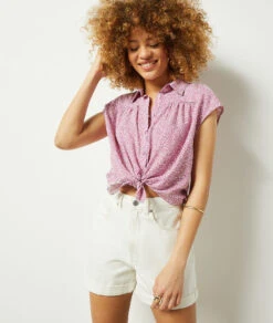 Chemise Manches Courtes Imprimée