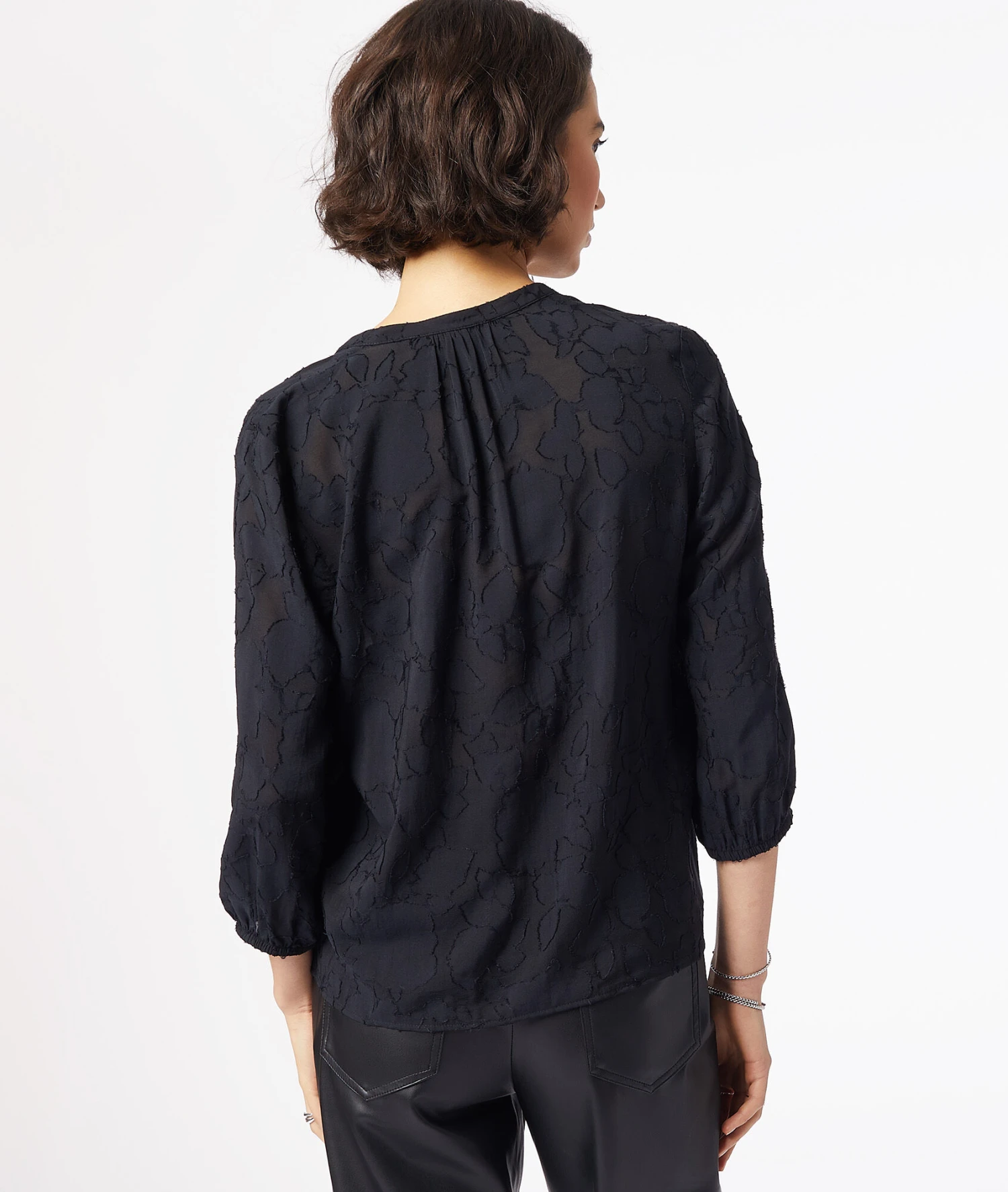 Blouse Détails Jacquard 4 Blouse Détails Jacquard – Image 2