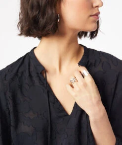 Blouse Détails Jacquard 10 Blouse Détails Jacquard -Boutique De Mode Luxe 654013505 b