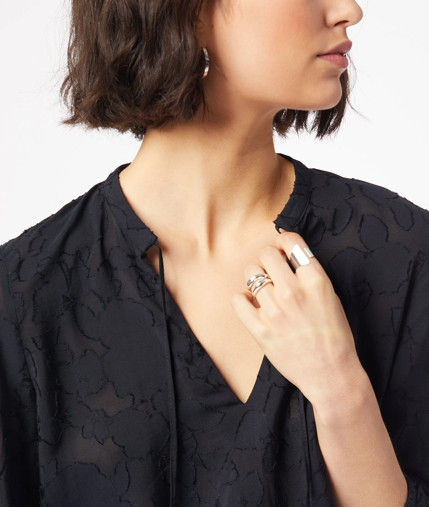 Blouse Détails Jacquard 6 Blouse Détails Jacquard – Image 4