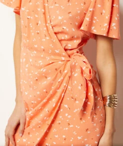 Robe Imprimée Cache Coeur -Boutique De Mode Luxe 654013764 b