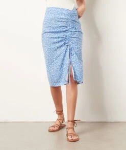 Jupe Froncée Imprimée -Boutique De Mode Luxe 654013811 6