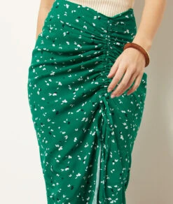 Jupe Froncée Imprimée -Boutique De Mode Luxe 654013833 b