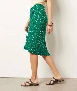 Jupe Froncée Imprimée