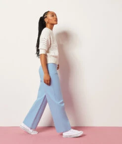 Pantalon Coupe Large 100% Coton