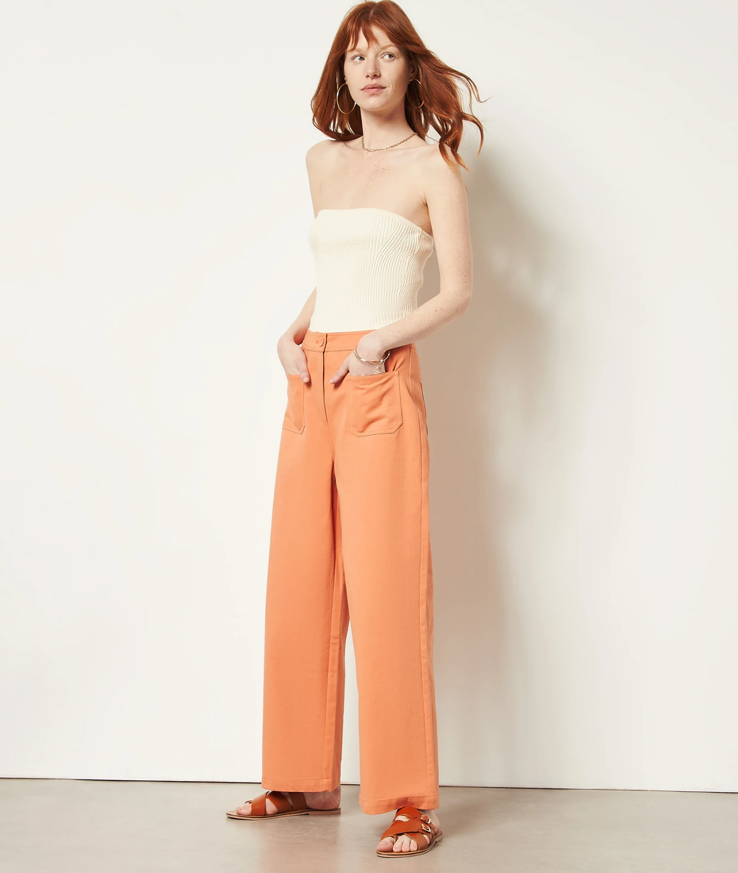 Pantalon Coupe Large 100% Coton 5 Pantalon Coupe Large 100% Coton – Image 3