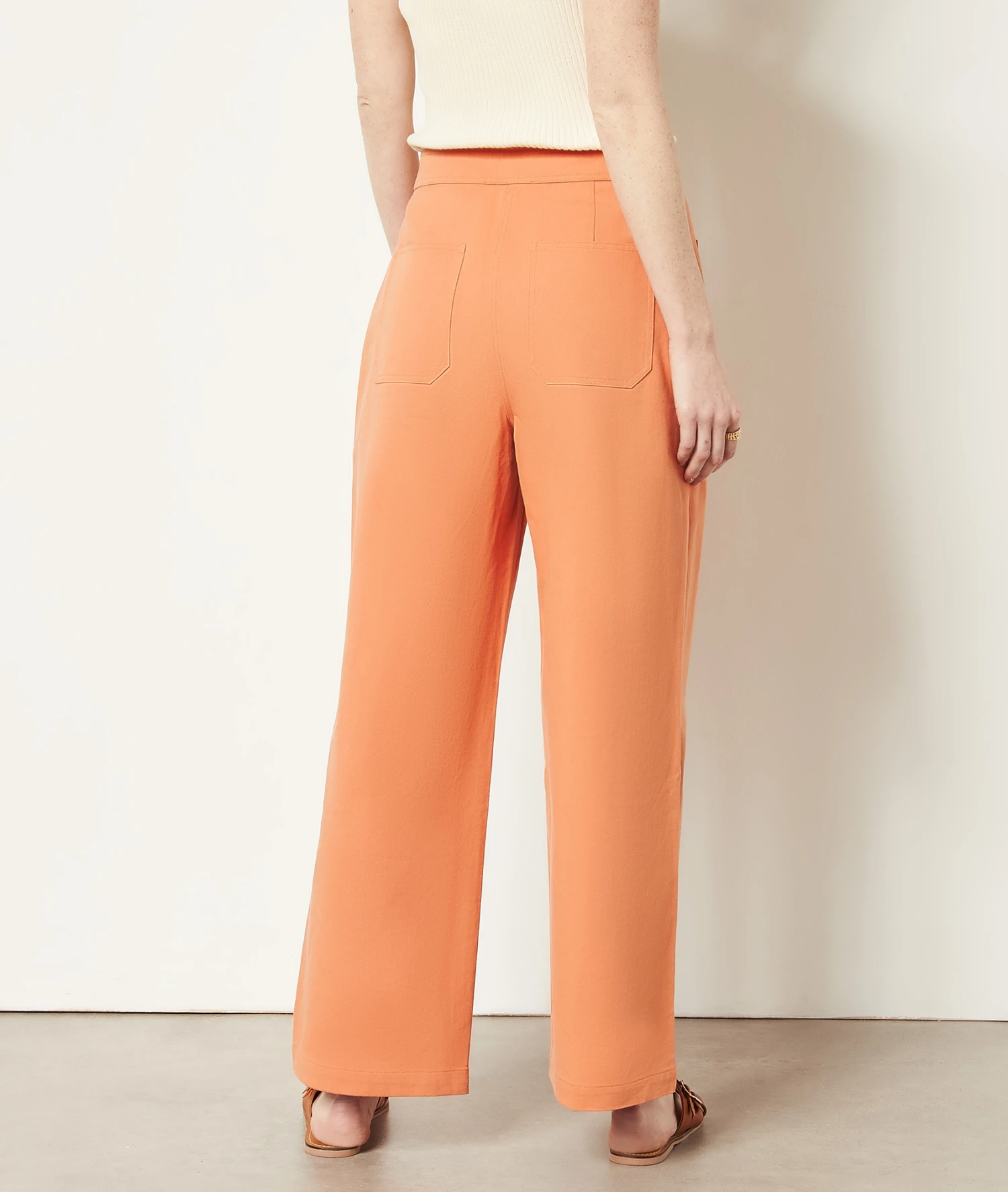 Pantalon Coupe Large 100% Coton 4 Pantalon Coupe Large 100% Coton – Image 2