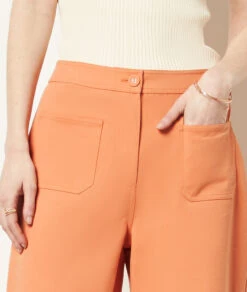 Pantalon Coupe Large 100% Coton 10 Pantalon Coupe Large 100% Coton -Boutique De Mode Luxe 654015666 b