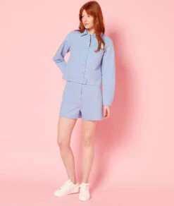 Short Taille Haute 100% Coton