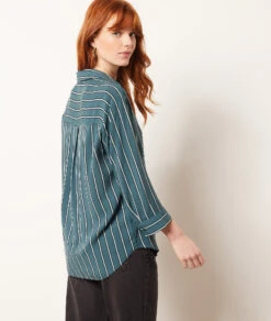 Chemisier à Rayures -Boutique De Mode Luxe 654017046 a