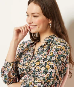 Chemisier Imprimé Fleuri -Boutique De Mode Luxe 654020490 b