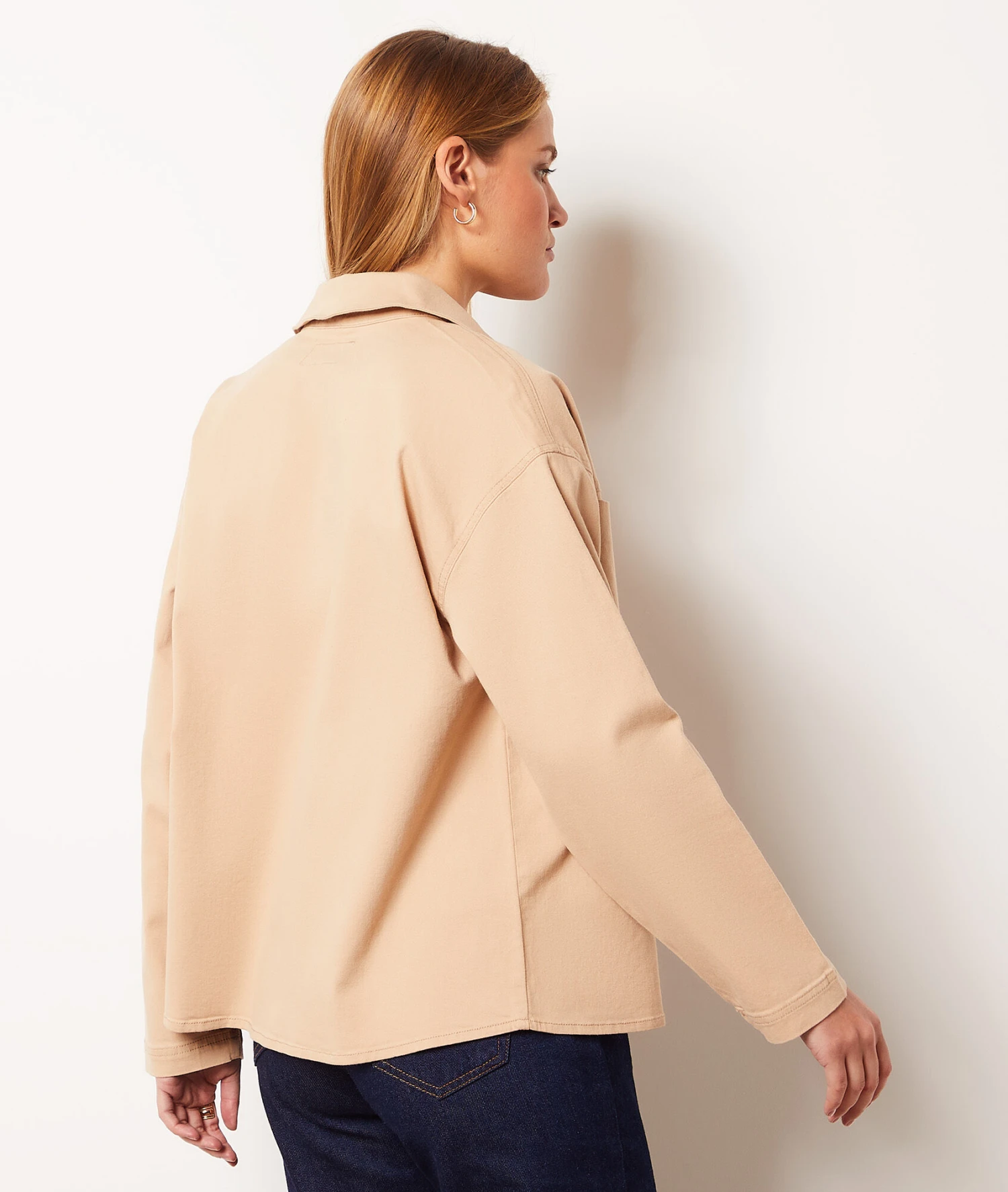 Veste En Coton Mélangé 4 Veste En Coton Mélangé – Image 2