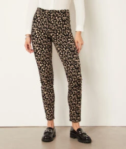 Pantalon Coupe Slim Imprimé Léopard -Boutique De Mode Luxe 654021616 c