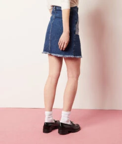 Jupe Droite En Jean -Boutique De Mode Luxe 654022434 a