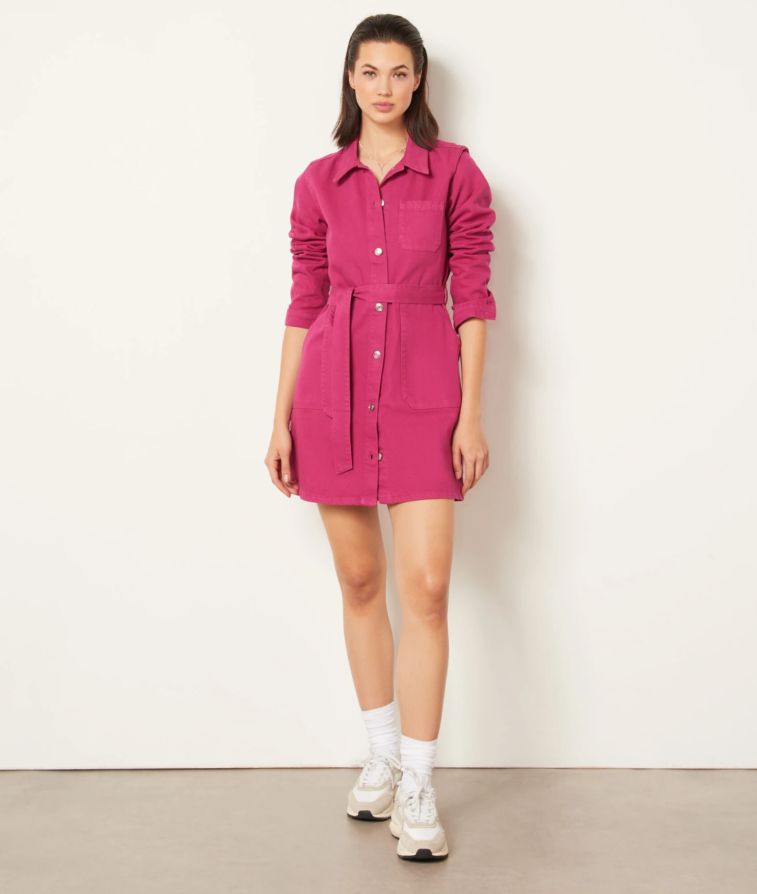 Robe En Jean à Nouer 5 Robe En Jean à Nouer – Image 3