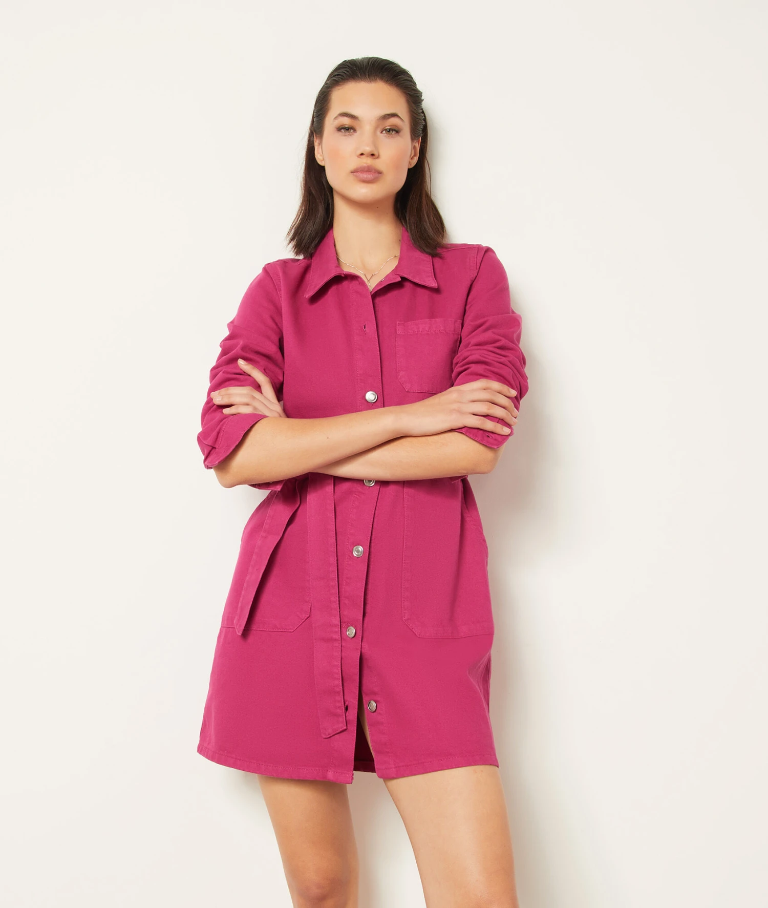 Robe En Jean à Nouer 7 Robe En Jean à Nouer – Image 5