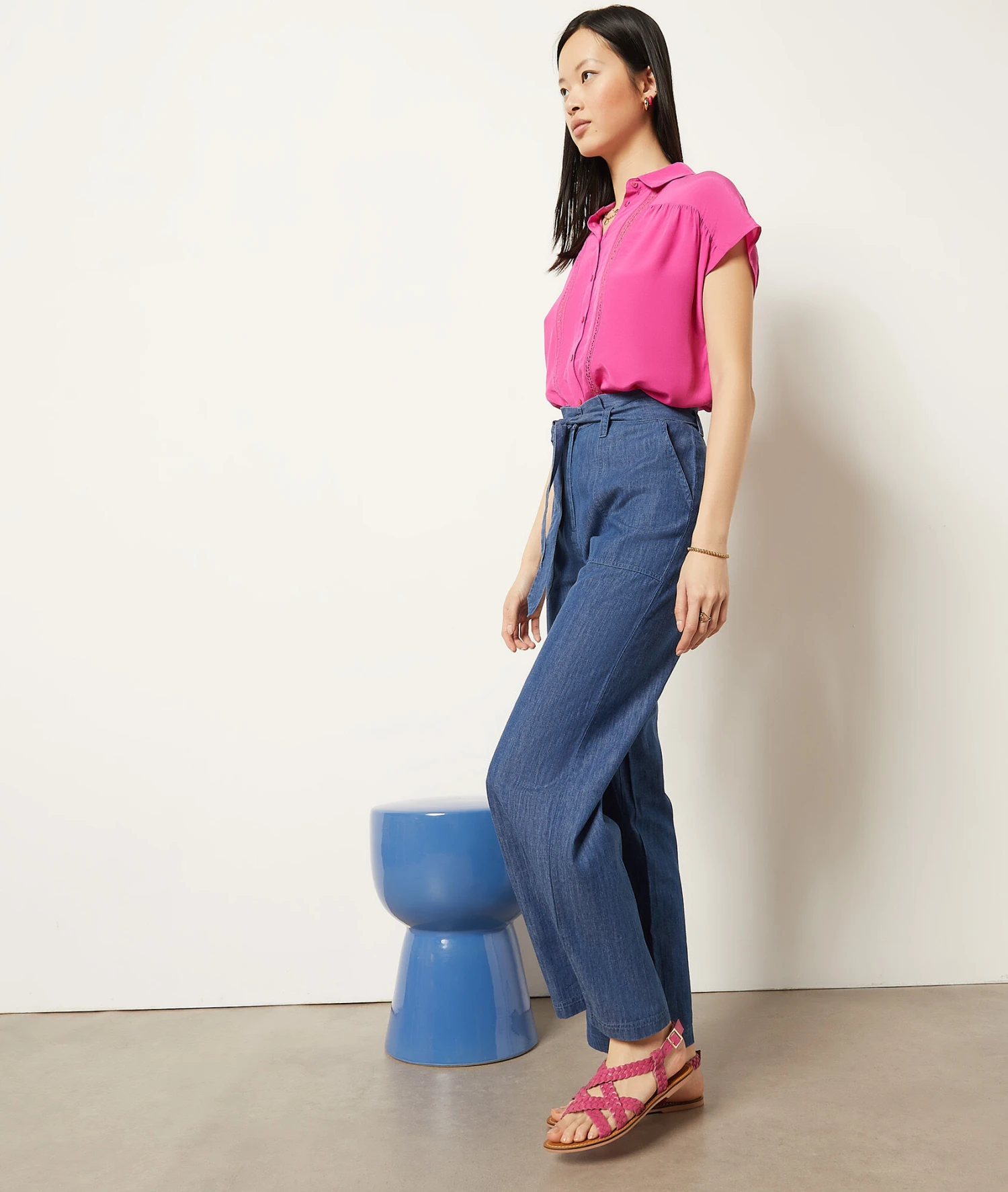 Pantalon Façon Denim 5 Pantalon Façon Denim – Image 3