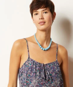 Caraco Imprimé à Bretelles -Boutique De Mode Luxe 654025768 b