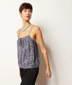 Caraco Imprimé à Bretelles -Boutique De Mode Luxe 654025768 c