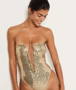 Body Sequin Décolleté Plongeant -Boutique De Mode Luxe 654026897 6