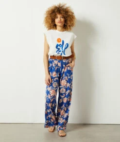 Pantalon Fluide Imprimé -Boutique De Mode Luxe 654027418 6