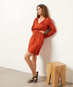 Robe Fluide à Découpes -Boutique De Mode Luxe 654029991 6